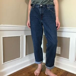 Levis classic 550 high waist mom jeans medium wash